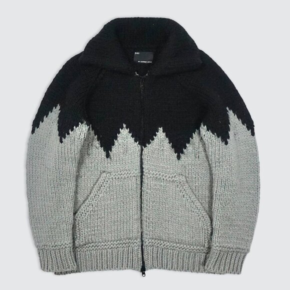 00s Number Nine Vintage Jacquard Wool Jacket/ Takahiro Miyashita/ Arc… - Picture 1 of 8